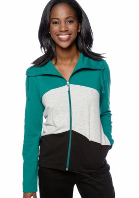 Kim Rogers&reg; Petite Color Blocked Jacket