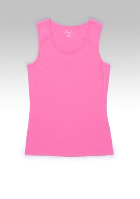 Kim Rogers&reg; Ribbed Scoopneck Tank