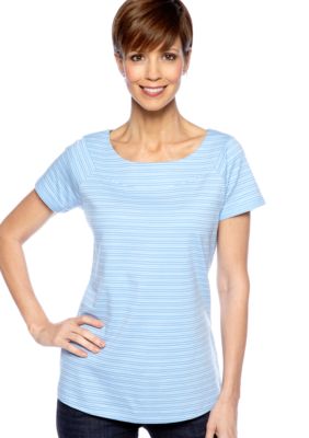 Kim Rogers Short Sleeve Marylin Mini Stripe Tee