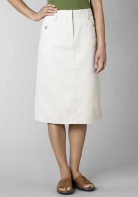 Kim Rogers&reg; Slash Snap Pocket Skirt