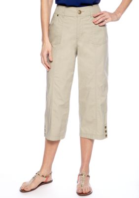Kim Rogers&reg; Three Snap Capri