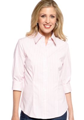 Kim Rogers Striped Woven Shirt