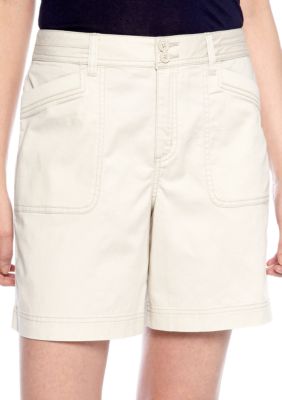 Kim Rogers Short With Knit Pocket Trim