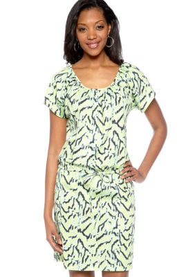 Kim Rogers Almost Animal Print Dress