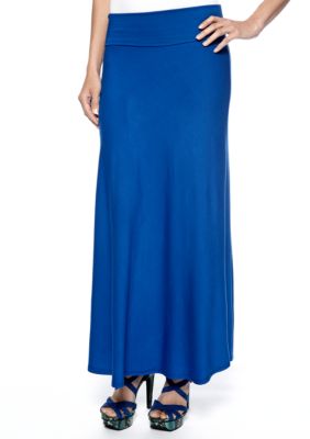 Sunny Leigh Fold Over Maxi Skirt