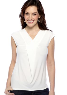 Sunny Leigh Crossover Knit Top