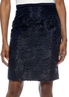 Sunny Leigh Embroidered Flower Skirt