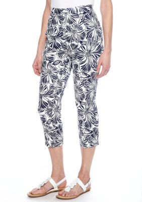 Sunny Leigh Floral Print Ankle Pants