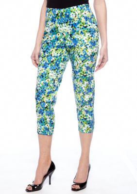 Sunny Leigh Daisy Print Crop Pant