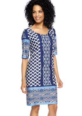 Sunny Leigh Printed Shift Dress