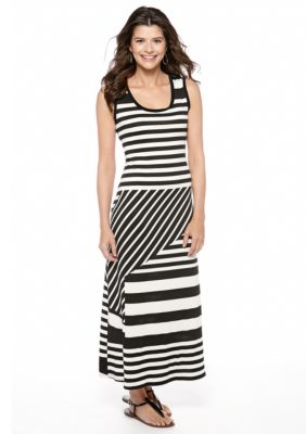 Sunny Leigh Mixed Stripe Maxi Dress