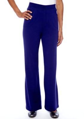 Kim Rogers Petite French Terry Pant