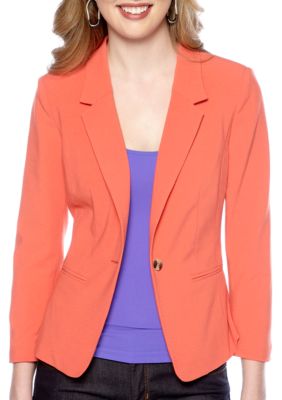 Kensie Stretch Crepe Blazer