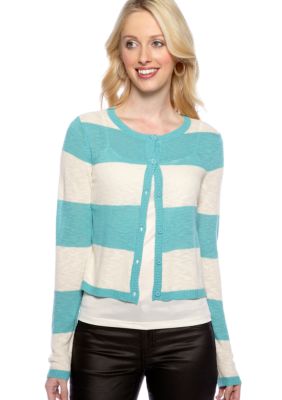 Kensie Stripe Cardigan