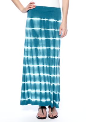 Kensie Tie Dye Maxi Skirt