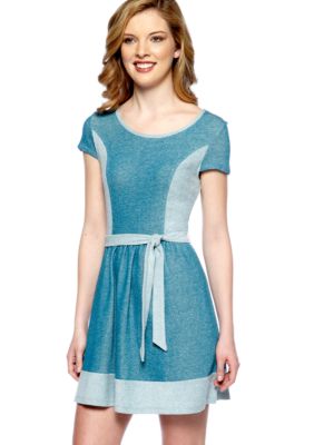 Kensie Denim French Terry Dress
