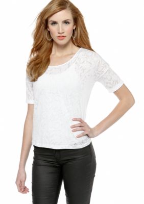 Kensie Snake Burnout Tee