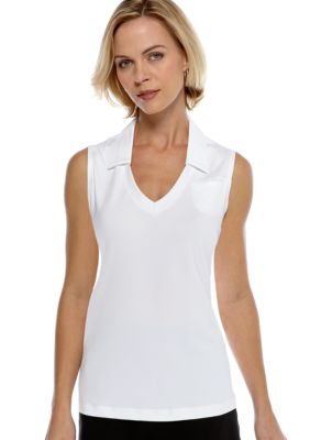 Pro Tour Sleeveless V-Neck Polo