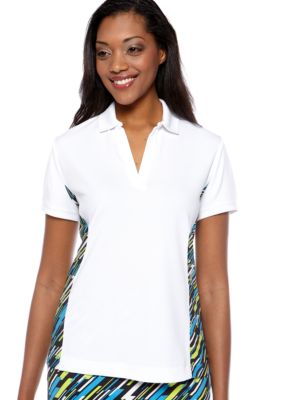 Pro Tour Short Sleeve Printed Side Panel Polo