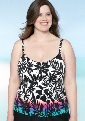 Coco Reef Plus Size Peasant Tankini
