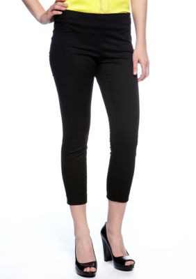 DKNYC Skinny Crop Pant with Side Panel