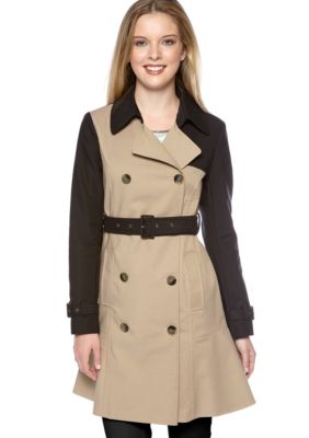 DKNYC Color Block Double Breasted Jacket