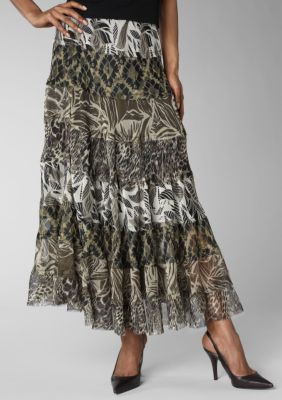 ND&reg; New Directions Mixed Print Skirt