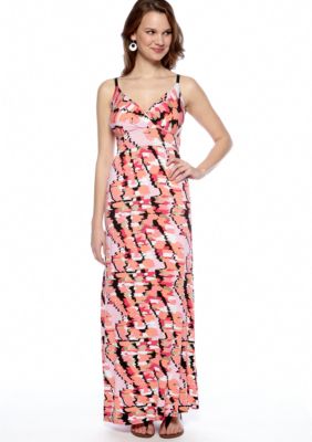 New Directions&reg; Petite Printed Maxi Dress
