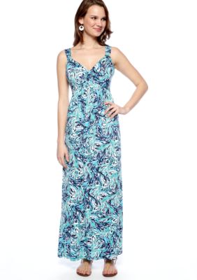 New Directions Petite Printed Maxi Dress