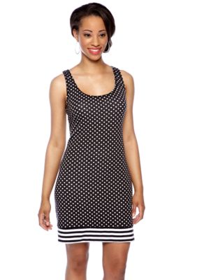New Directions Petite Sleeveless Reversible Tank Dress
