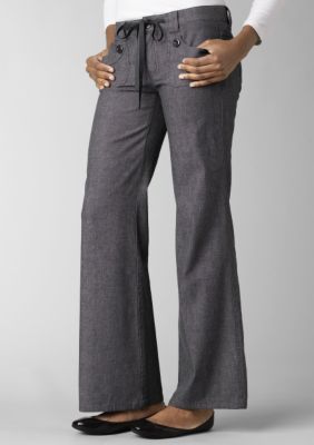 BeBop Two-Tone Drawstring Wide Leg Pant