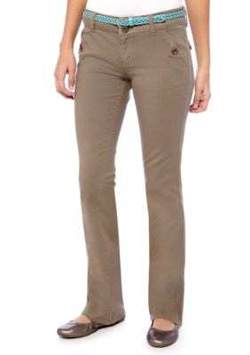 BeBop Braid Belt Bootcut Pant
