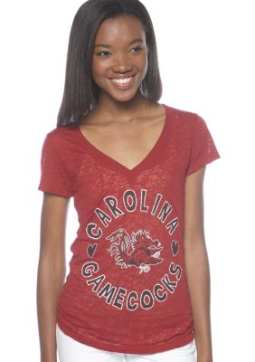 Soffe South Carolina V-neck Burnout Tee