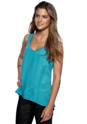 Eyeshadow Crochet Back Tank Top