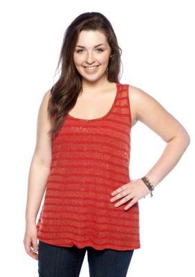 Eyeshadow Plus Size Crochet Tank