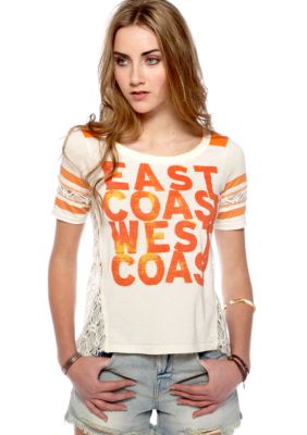 Free People Surfer Football Tee