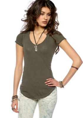 Free People Toosaloosa Slub Tee