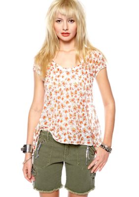 Free People Ditsy Sweater Tee