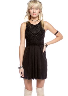 Free People Sassy Soutache Knit Dress