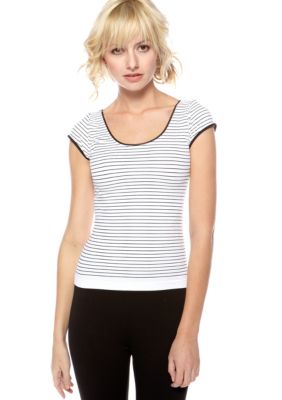Free People Seamless Stripe Knit Top