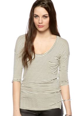 Free People Yarn Dye Stripe Top