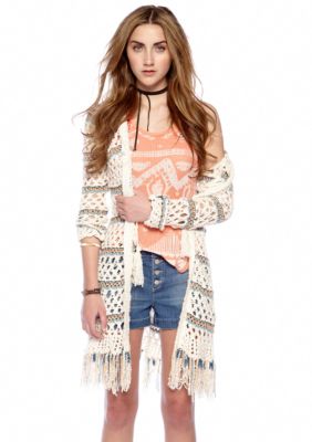 Free People Sunblock Hooded Cardi