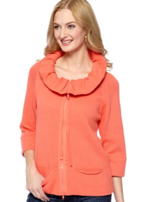 Fever Zip Cardigan with Pockets