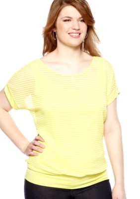 Free 2 Luv Plus Size Open Stitch Sweater