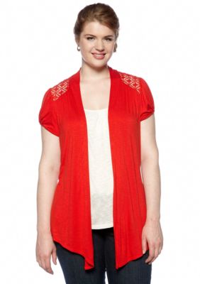 Free 2 Luv Plus Size Crochet Back 2fer