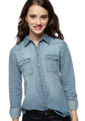 Dolled Up Chambray Shirt