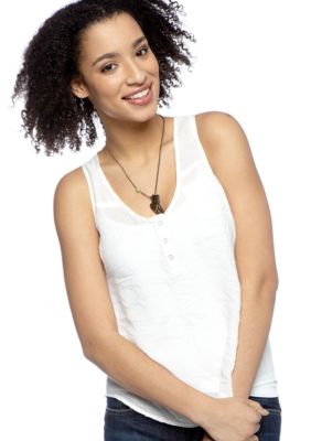 Dolled Up Key Hole Back Tank Top