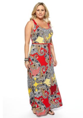 Lucky Brand Plus Size Tank Style Maxi Dress