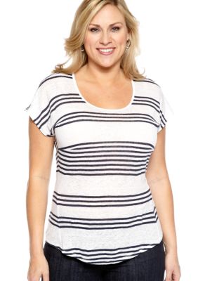 Lucky Brand Plus Size Dolman Sleeve Top