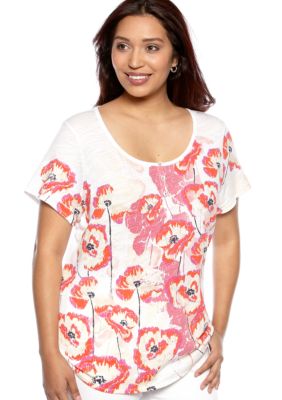 Lucky Brand Plus Size Print Henley
